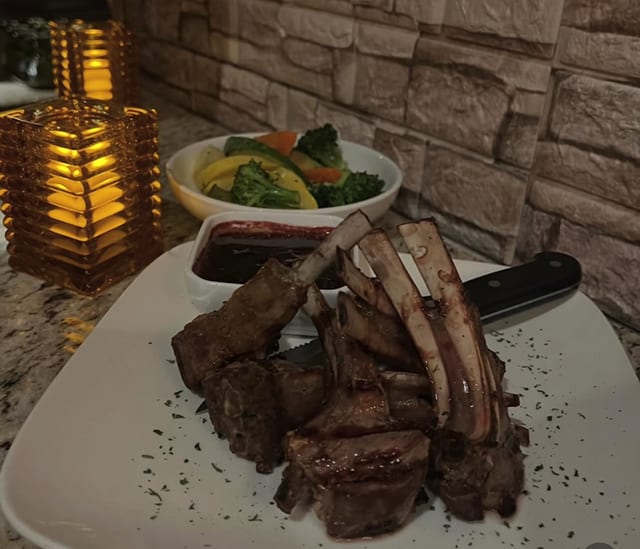 New Zealand Rack of Lamb.