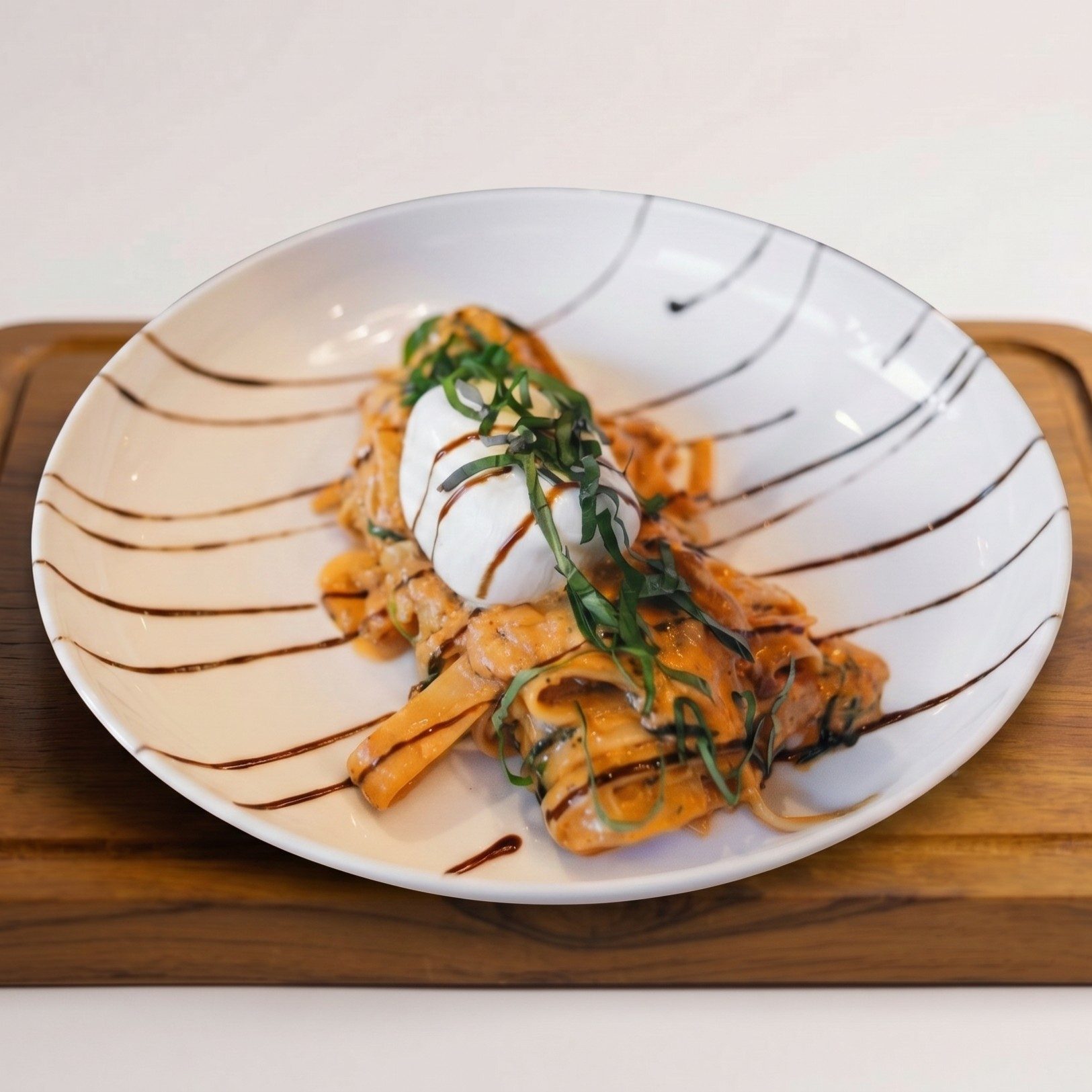 Fettuccine Burrata.